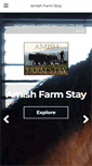 Mobile Screenshot of amishfarmstay.com